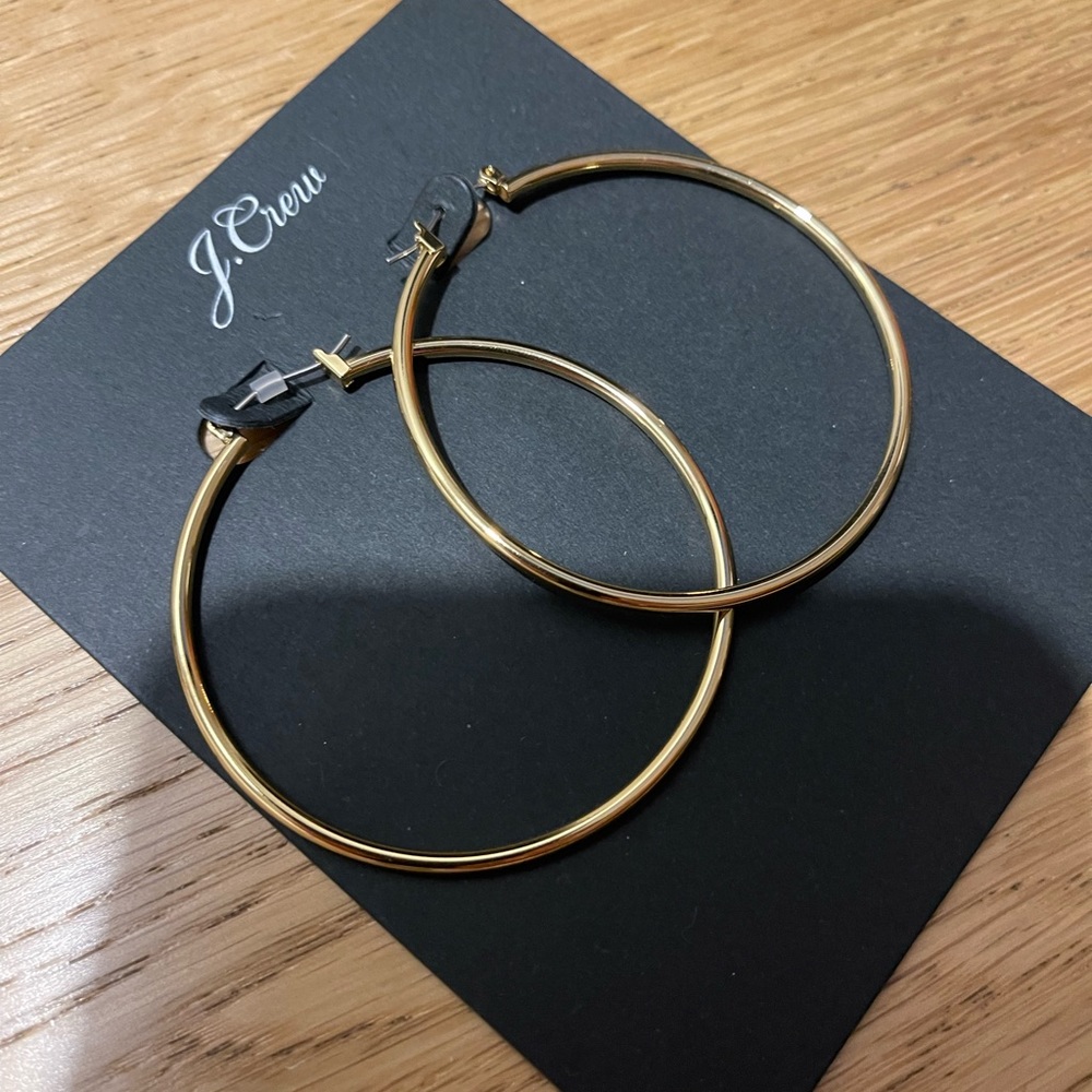 J Crew Hoop Earrings